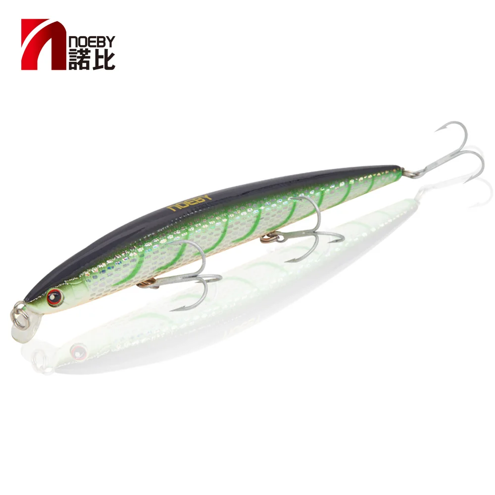 

NOEBY Floating Minnow Baits 145mm/19g Diving 0-0.5m Fishing Lure Iscas Artificiais Para Pesca Pescaria Leurre Peche Bass Wobbler