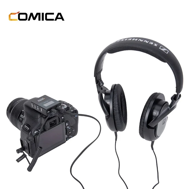 

Comica BoomX-D 2.4G Digital 1-Trigger-2 Wireless Microphone Transmitter & Receiver SLR Clip-on Microphone (D1 = TX + RX)