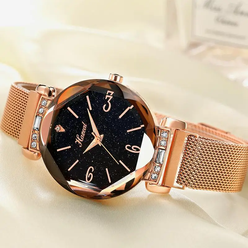 Часы швейцарские женские с японским кварцевым механизмом водонепроницаемые