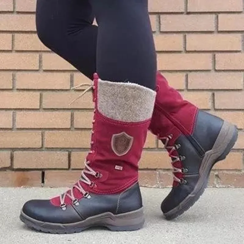 

Winter Boots Women Genuine Leather Casual Boots Women Snow Boots Waterproof Warm Plush Sneakers Boots Women Plus Size 43