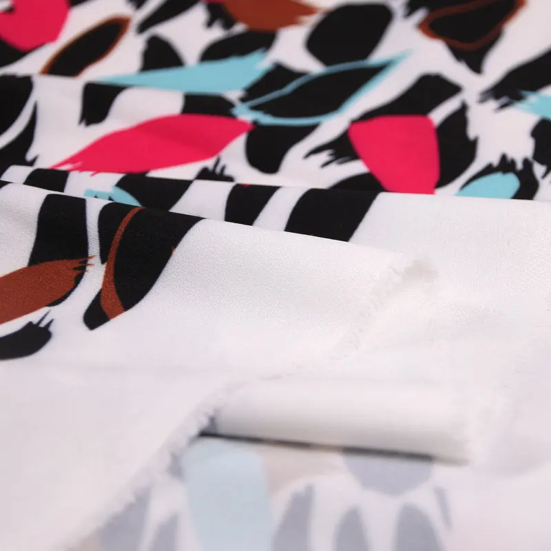 Красочная ткань для одежды с леопардовым принтом весна-лето-осень ручной работы