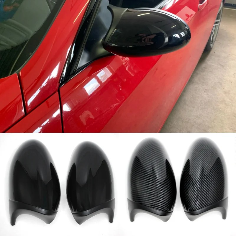 

M3 Style 2x Mirror Cover E90 Car Rearview Mirror Cover Cap For BMW E90 E91 PRE-LCI 2005-2007 E92 E93 2006-2009 E80 E81 E87
