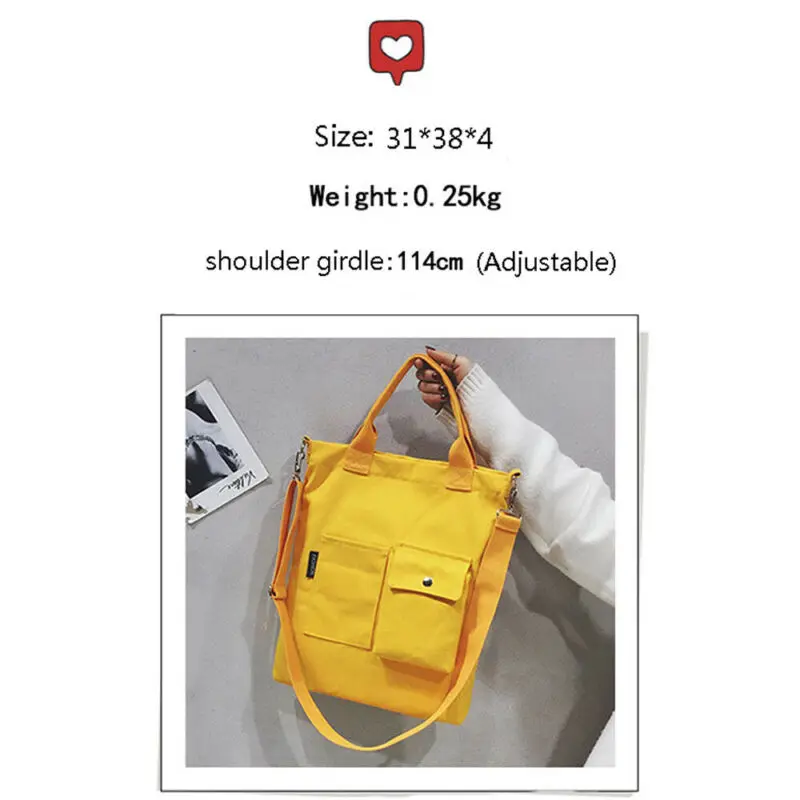 

Fashion Women Lady Canvas Shoulder Bag Handbag Purse Tote Messenger Satchel Bag
