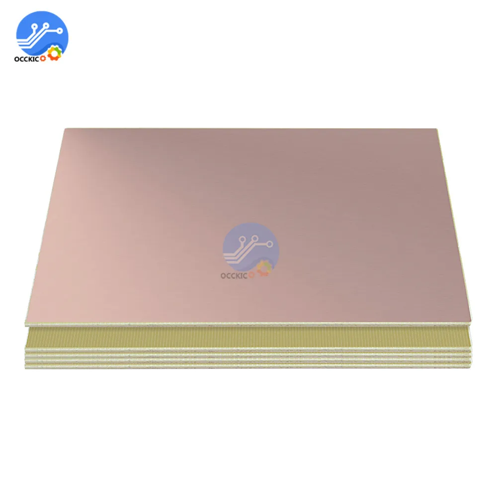 FR4 PCB 10x15 см 10*15 односторонняя медная плакированная пластина DIY Прототип PCB комплект ламинированная печатная плата 1,2 мм для DIY 10x15 см