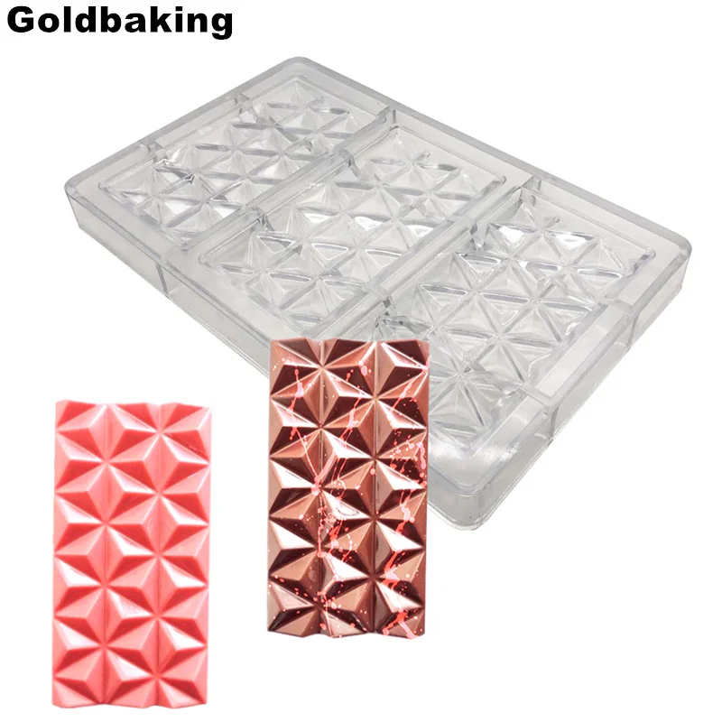 

Polycarbonate Break Apart Chocolate Molds Cones Candy Tray 3D Moulds
