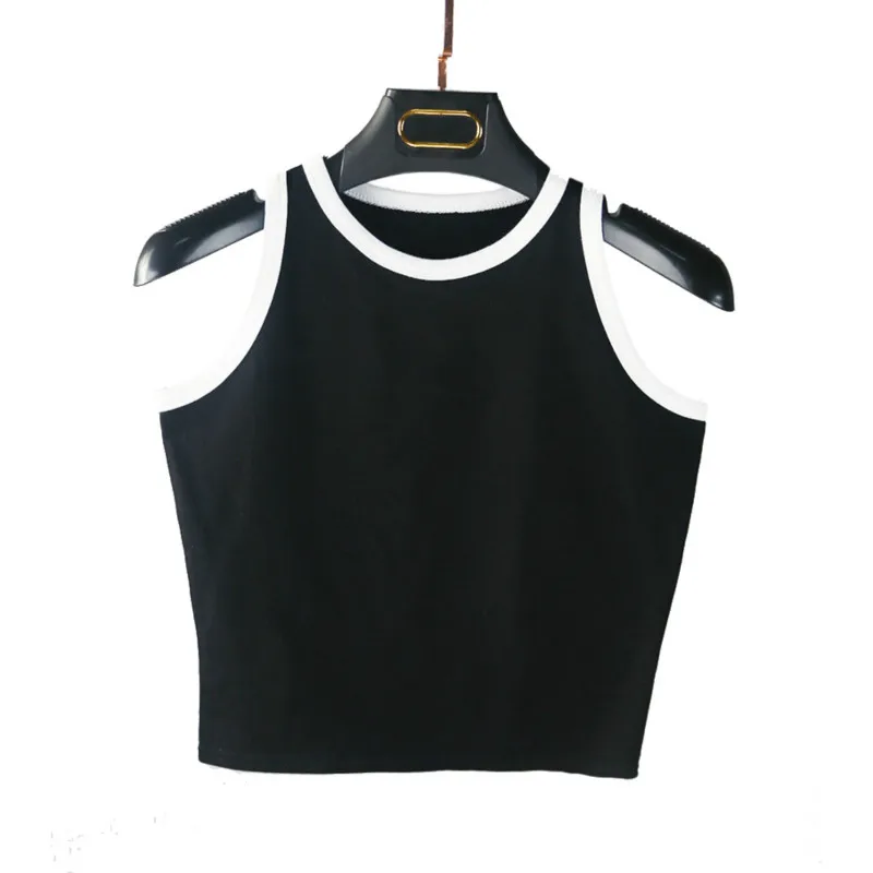 2021 узкие укороченный Топ Новая женская плотное бюстье топ обтягивающая футболка