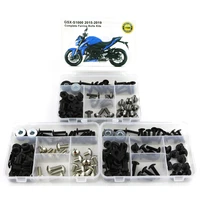 fit for suzuki gsxs1000 2015 2016 2017 2018 2019 motorcycle complete covering screw full fairing bolts kit fairing clips nut