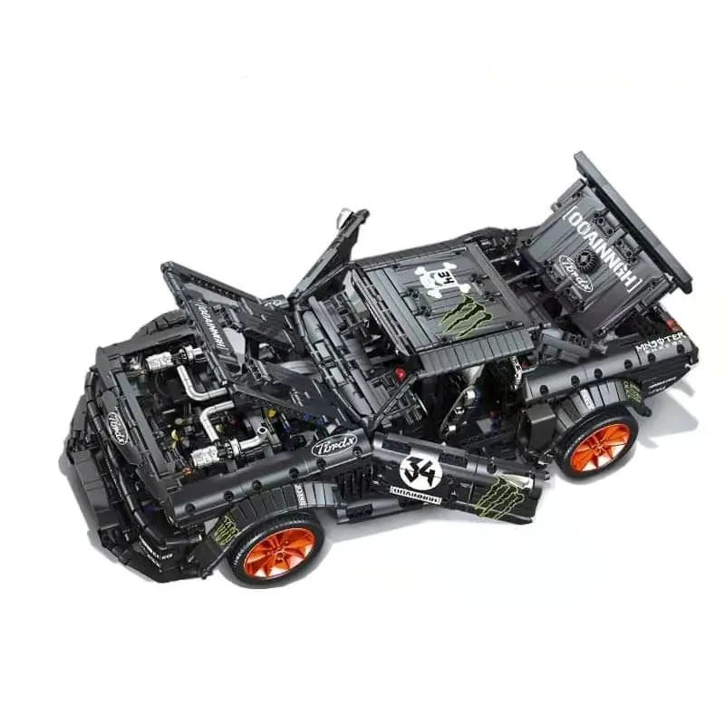 2975 штук Ford-Mustang-Hoonicorn V2 Technic строительных блоков автомобиля 13108 совместимые с MOC-22970 DIY соберите модель игрушки подарок для детей.
