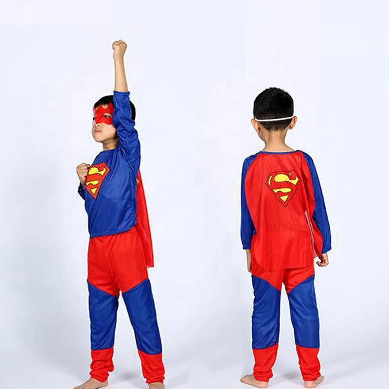 new style superhero spiderbay man costume cosplay red spiders man clothing kids cosplay halloween costumes for children free global shipping