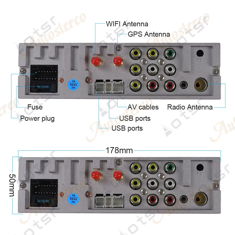 2 din IPS сенсорный экран Android 10 0 автомобильный мультимедийный плеер для Toyota Camery