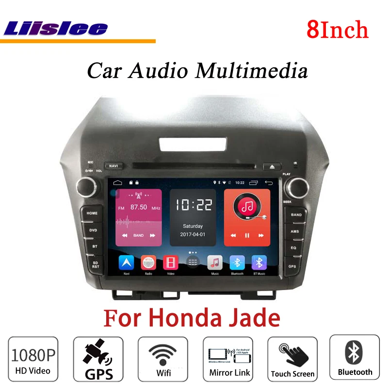 

For Honda Jade - Car Stereo Android Radio DVD Player FM BT Wifi GPS MAP NAV Navigation 1080P System Original NAVI Design