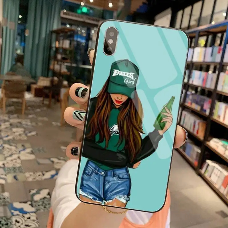 

Girls Bff Best Friends Forever Soft Phone Case Cover Tempered Glass For iPhone 11 Pro XR XS MAX 8 X 7 6S 6 Plus SE 2020 case