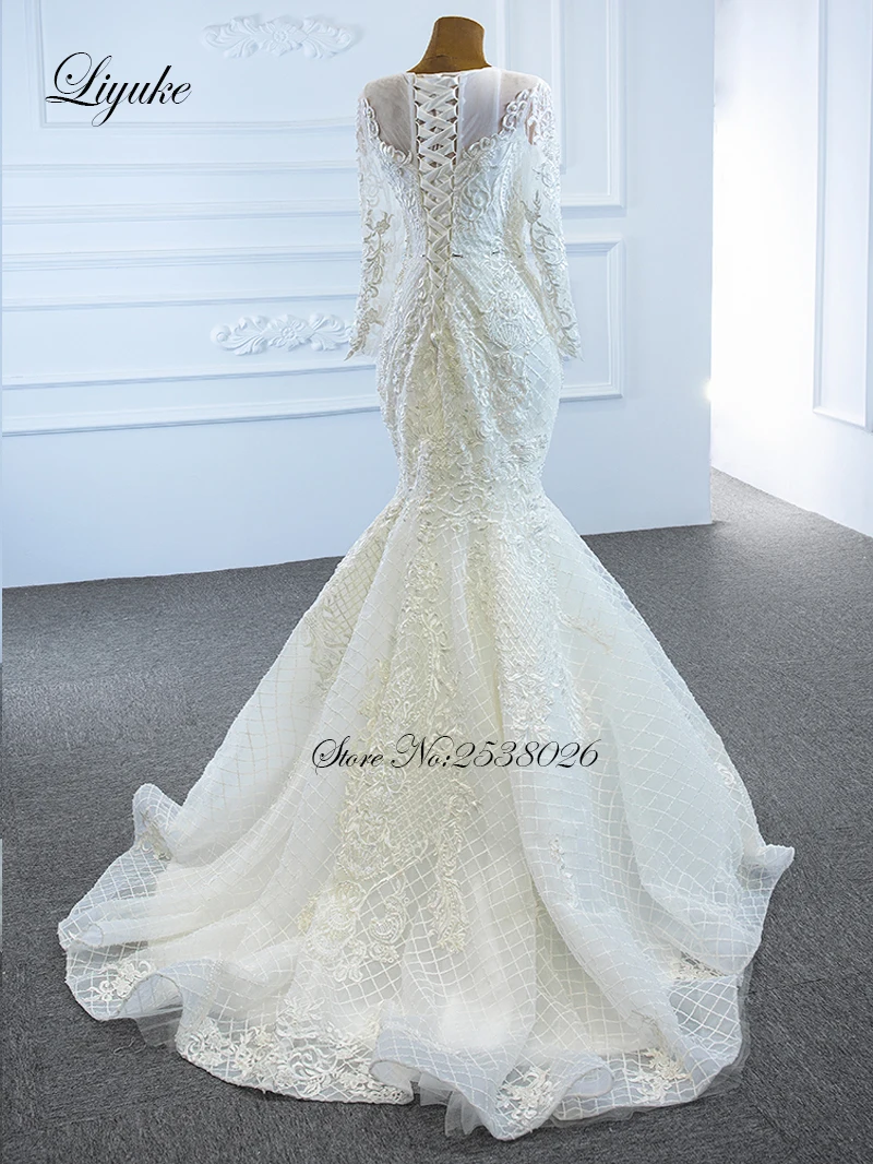 Liyuke с овальным вырезом пышная съемная тюлевая юбка в сетку лаковое свадебное