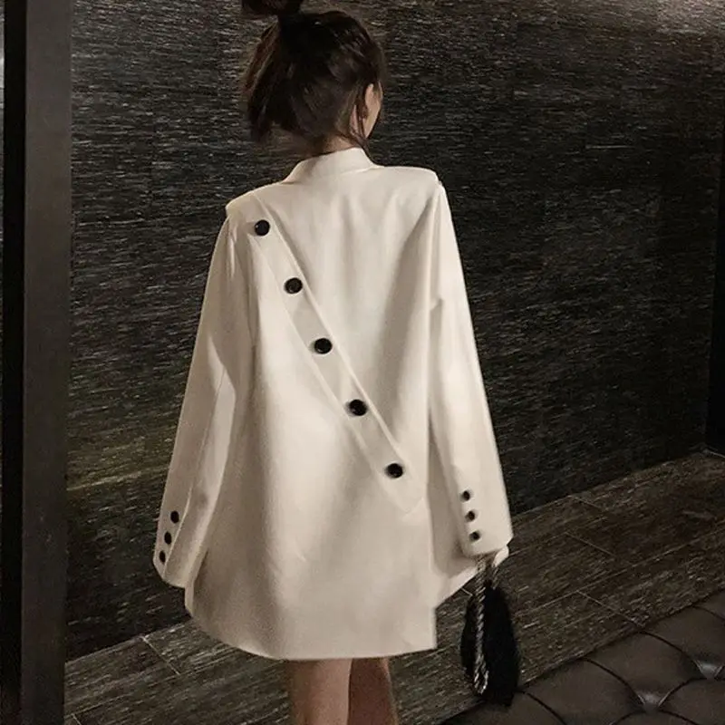 

Aesthetic Literary Women's Blazers Forest Retro British Retro High Street Suit Spring Autumn Jacket Women Age Reduction Coats