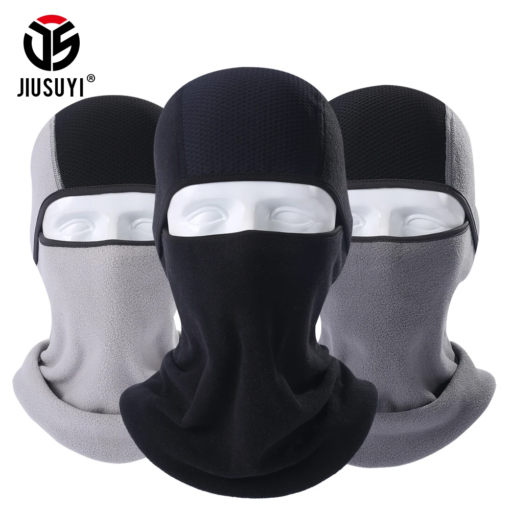 Зима полярная бини шапка Балаклава из флиса Кепки Термальность полный уход за