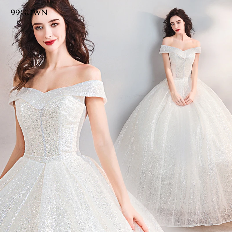 99GOWN 2019 роскошное сатиновое бальное платье трапециевидной формы свадебное
