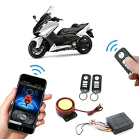 12v universal motorcycle scooter anti theft security alarm system engine start remote control key moto bike alarm