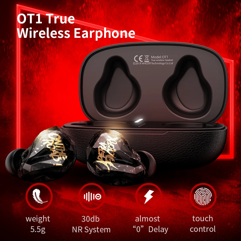 Наушники вкладыши TWS с наушники Беспроводной OT1 Ipx6 Водонепроницаемый Bluetooth 5 0 60 ч