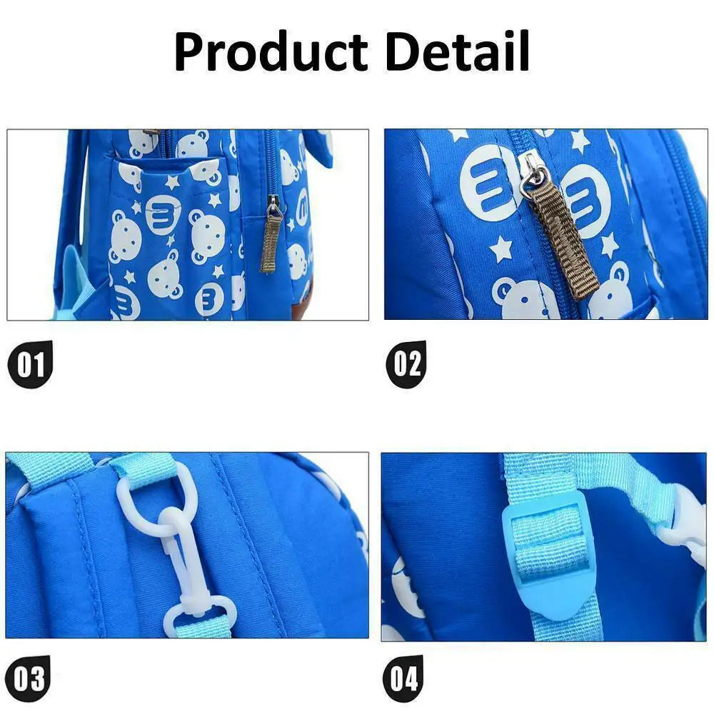 Ребенок дети девочка мальчик мультфильм животных Рюкзаки милые Анти-потери