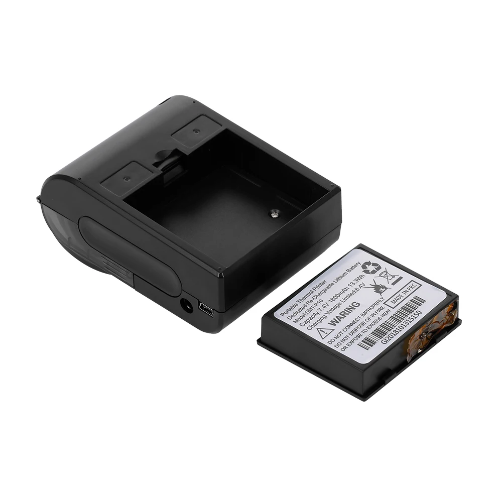 MHT-P10 Thermal Receipt Printer 48mm Mini USB + Bluetooth Phone Control for Android IOS Printing Machine EU Plug | Компьютеры и офис