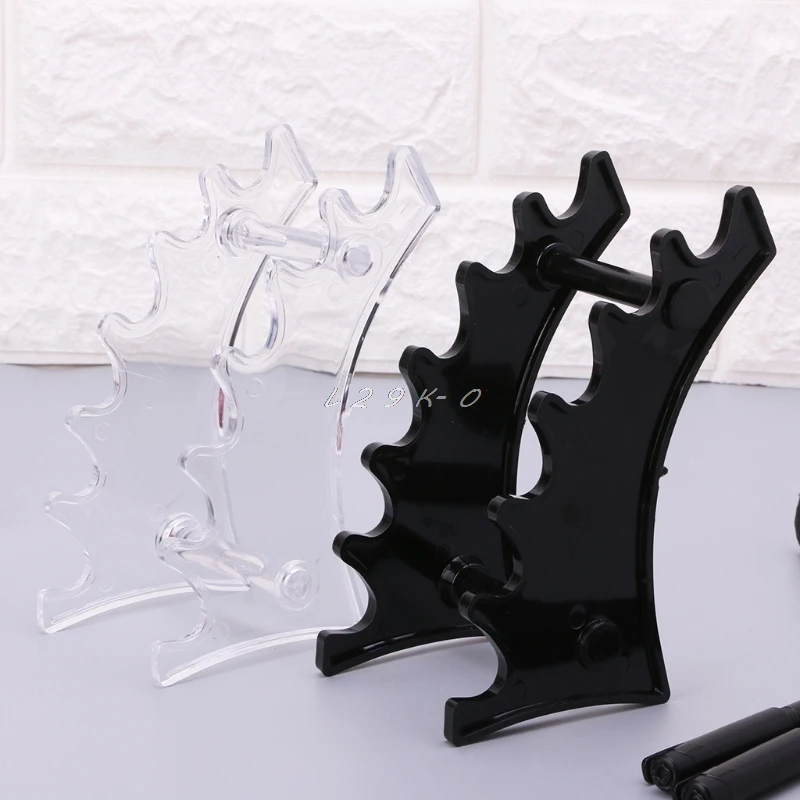 

Pen Holder Makeup Brush Eyeshadow Pencil Pen Display Stand 6 Rooms Rack Organizer Holder Office Accessories