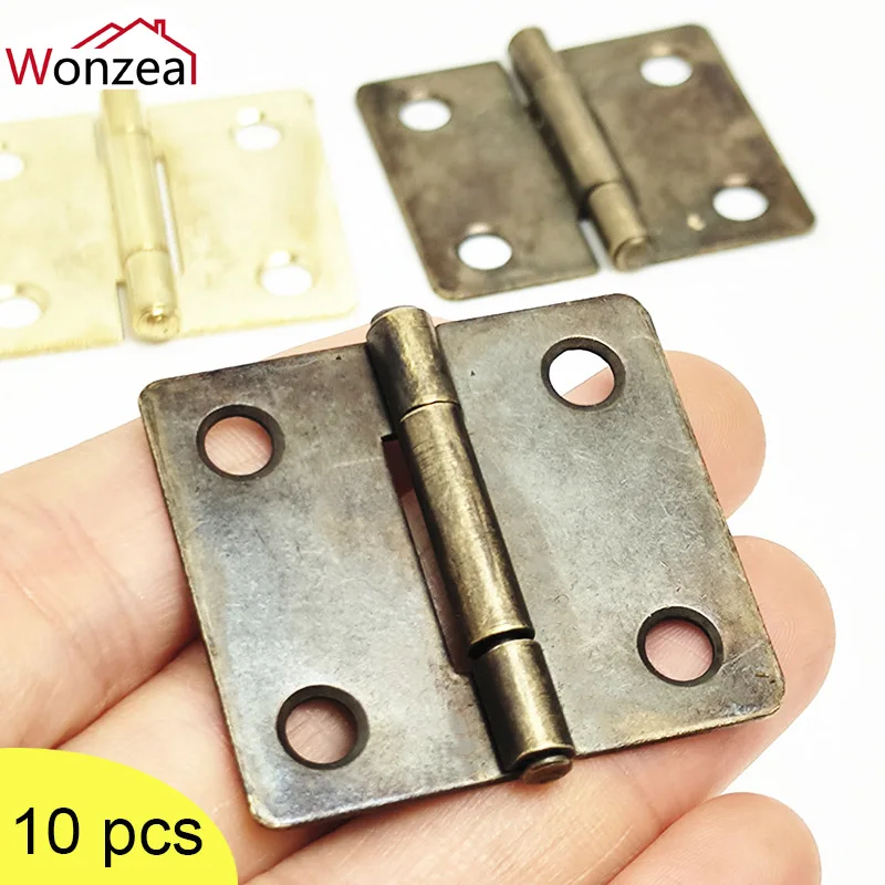

10pcs 36x38mm Heavy Duty Large Jewelry Chest Gift Wine Music Wooden Box Case Cabinet Door Decoration Hinge Furniture Fittings
