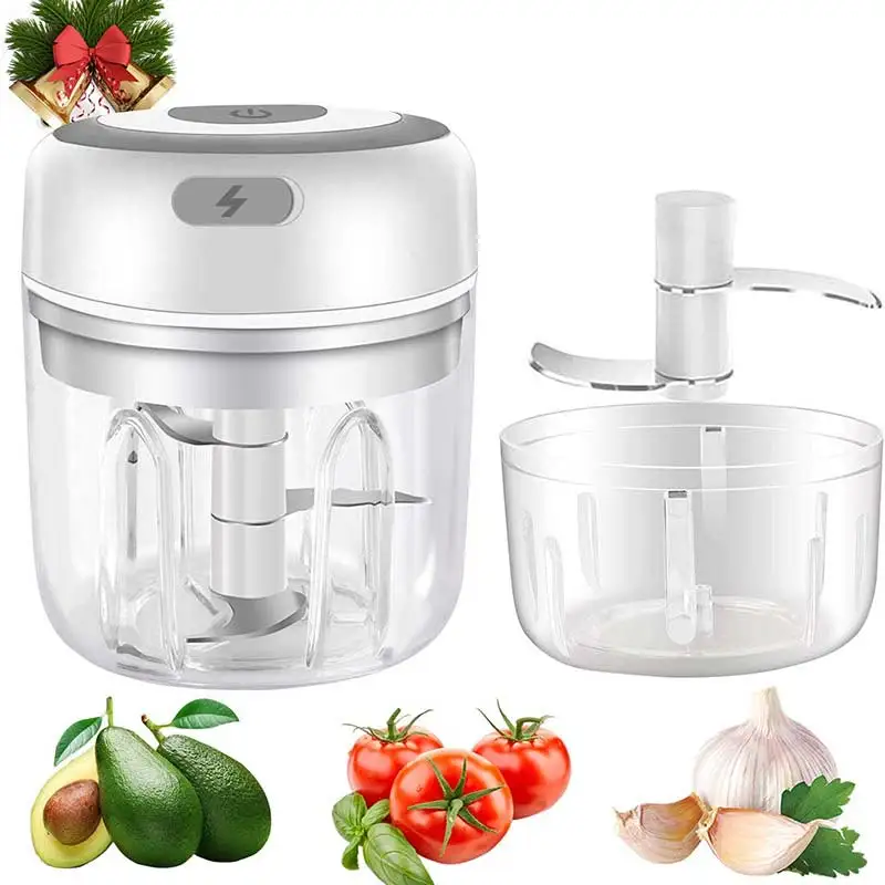 

Electric Garlic Masher Press Wireless Food Crusher Chopper USB Charging For Crushed Garlic Crushed Ginger Crushed Fresh Chili