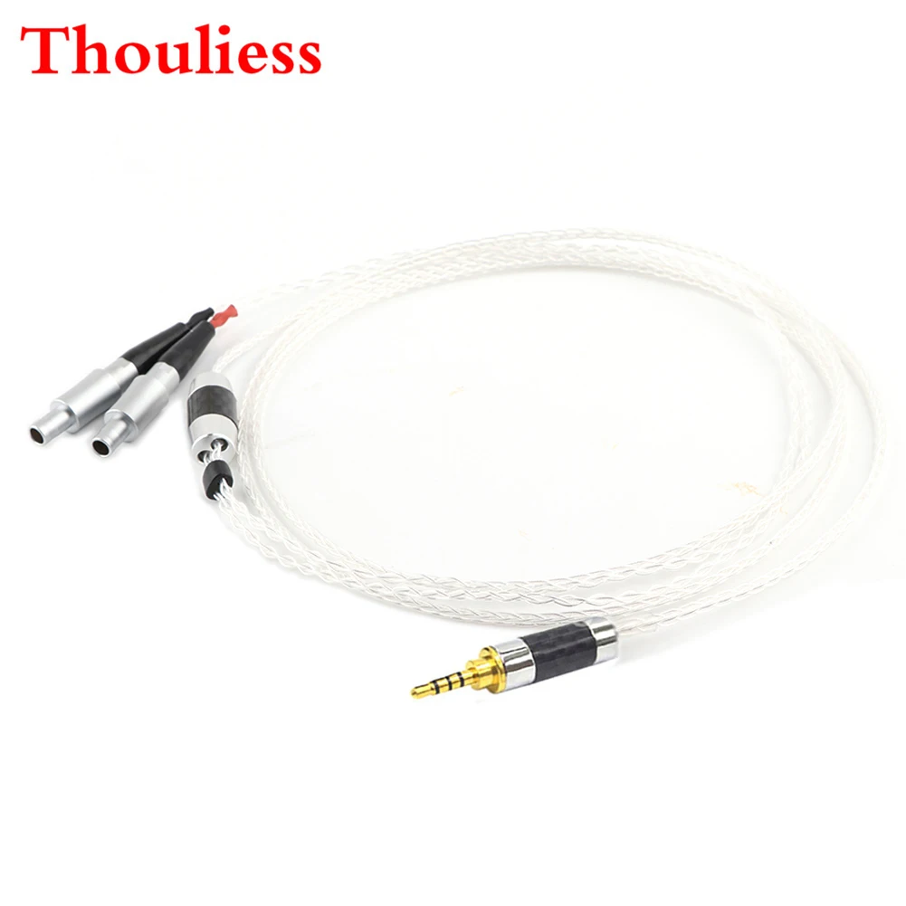 Thouliess HIFI 7N посеребренный кабель для наушников HD800 HD800s HD820 HD820s Enigma acucs Dharma D1000