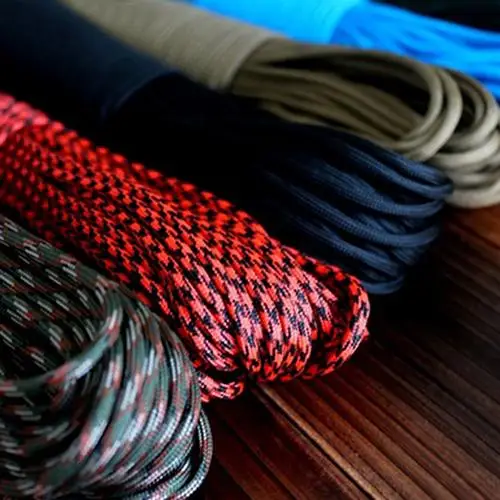 

31m 7 Strands Cores Para Cord Lanyard Rope Outdoor Survival Parachutes Cord Lanyard Climbing Camping Equipment Clothesline