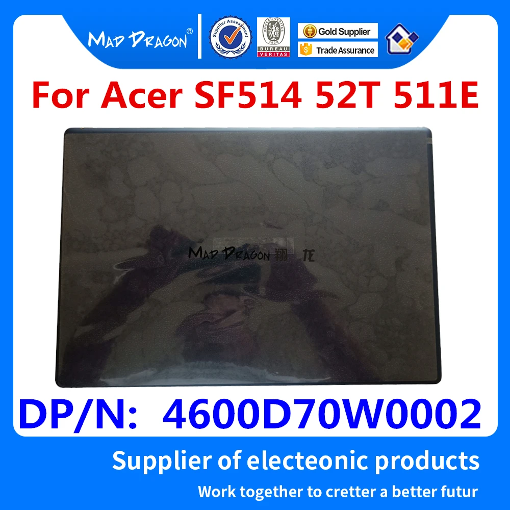 Новая Оригинальная задняя крышка для ноутбука Acer SF514 52T 511E Monarch blue A shell LCD