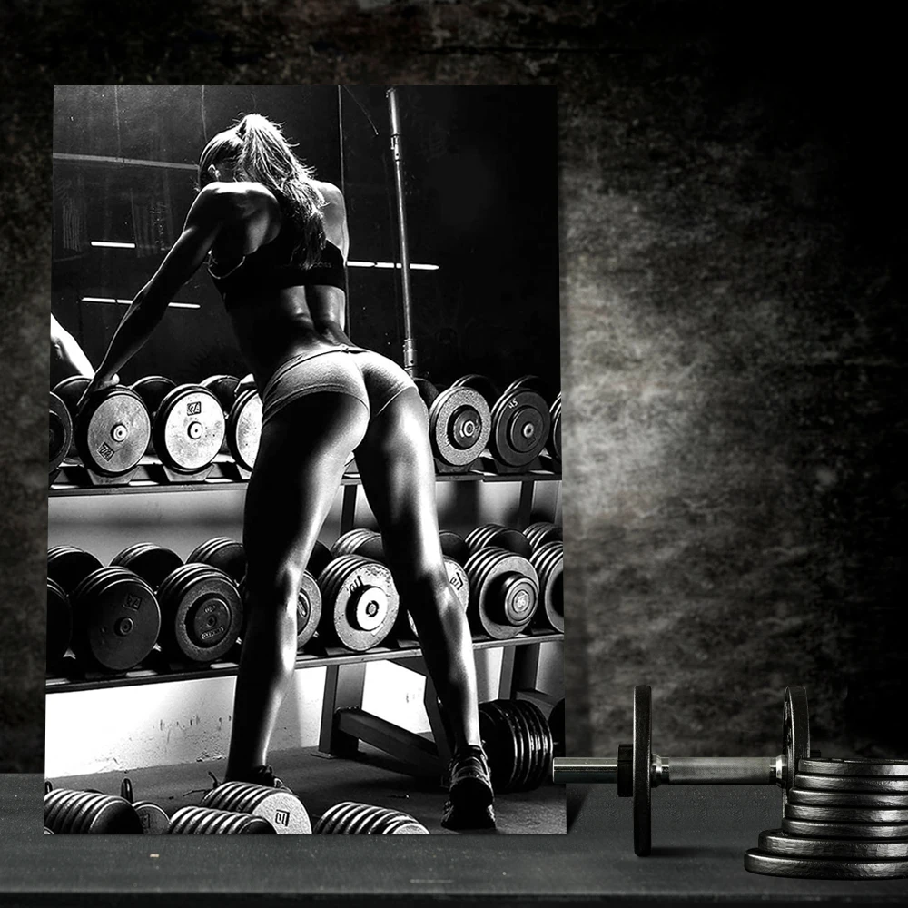 

Canvas Print Fitness Girl Inspirational Poster Decorative Picture Modern Wall Art Paintings Home Decor No Frame