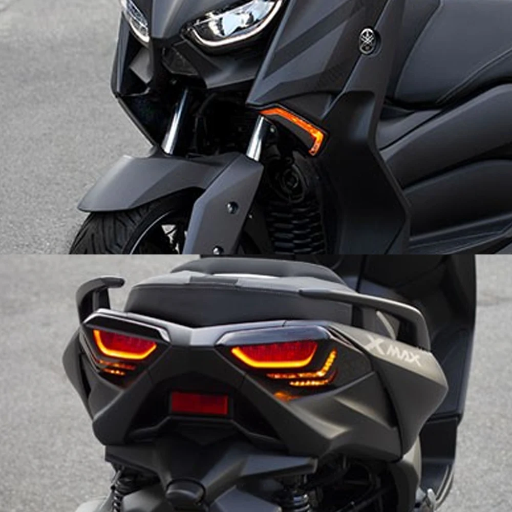 Чехол для XMAX300 из углеродного волокна с цветной фиксацией света Xmax 300 250 Передняя