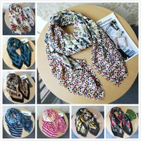 2020 ltaly for ladies fashion is super beautiful print color ring scarf big square satin