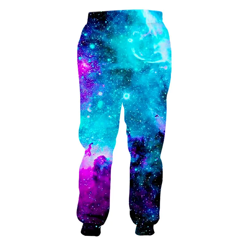 Джоггеры с 3D принтом Галактики для мужчин и женщин повседневные спортивные