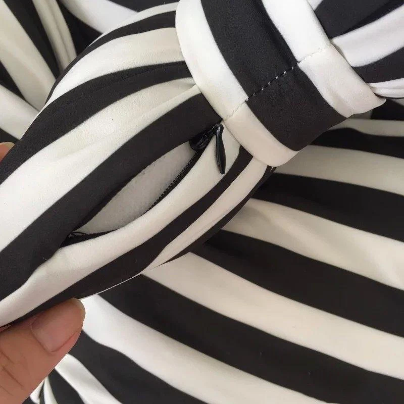 Подушка с бантом в черно-белую полоску фото реквизит милая Корейская для