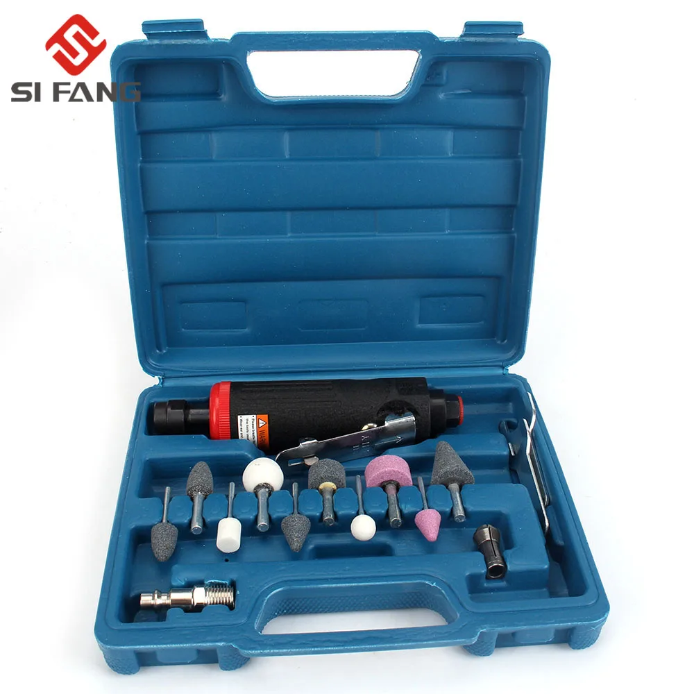 1/4 "и 1/8" Air Straight Die Grinder Kit Set Compressor Tool пневматический шлифовальный инструмент
