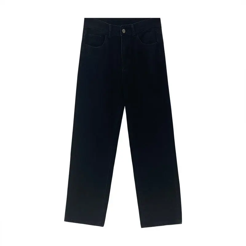 

Spring Korean version ins retro loose High Waist Wide Leg Jeans for women