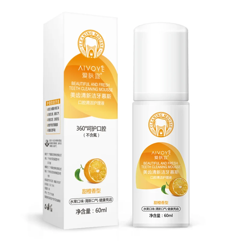 Отбеливающая пена для зубов уход за полостью рта удаление пятен отбеливатель