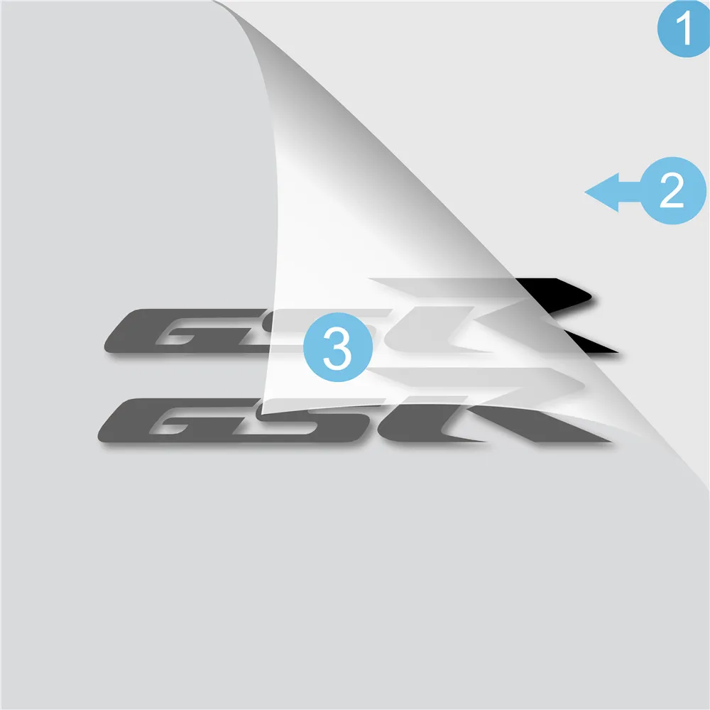 

For Suzuki GSR gs r motorcycle tail box stickers Beak Fender Decal Shock absorber decals Decals Reflective Waterproof