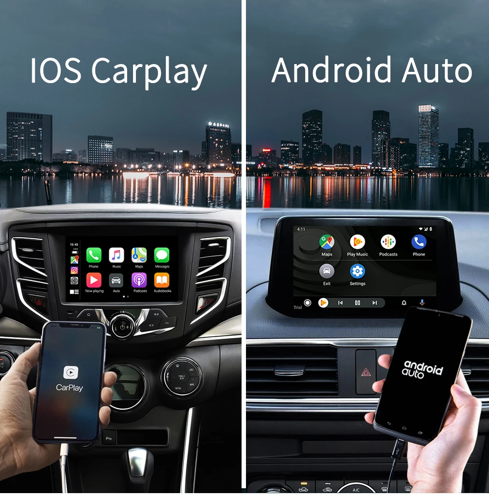 CarLinkit мини проводной Apple Carplay USB ключ для Android навигационный плеер с авто зеркало