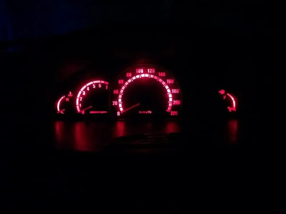 8 шт 12V T5 Клин светодиодный свет Автомобильная приборная панель лампа набор для Mercedes R129 W140 W163 R107 W124 R170 W208