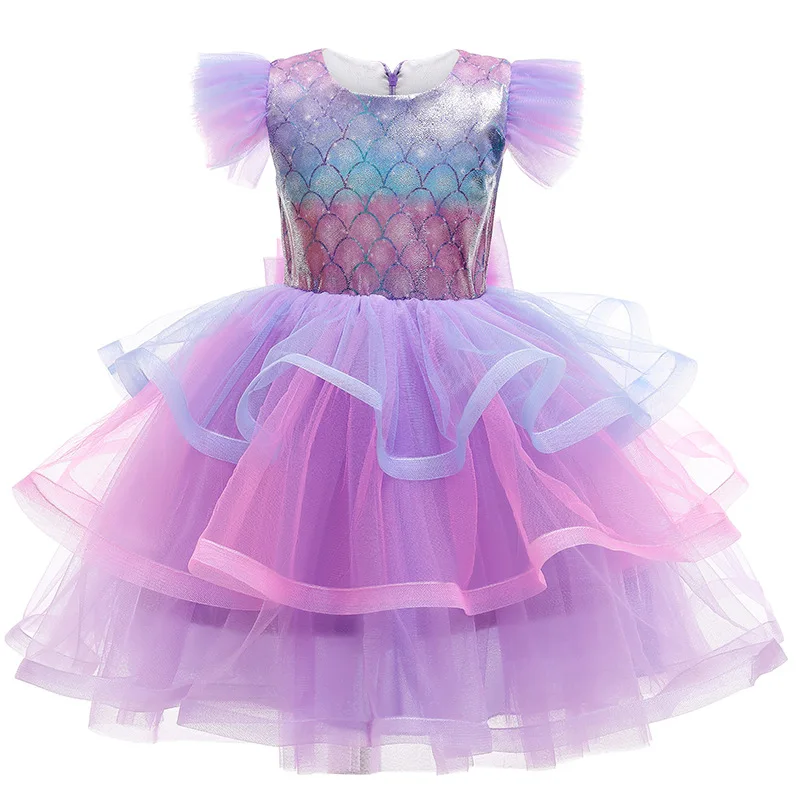 

2021 Girls New Pettiskirt Spring And Summer Children Birthday Party Dress Wedding Princess Dresses Baby Clothes Dress For Girls