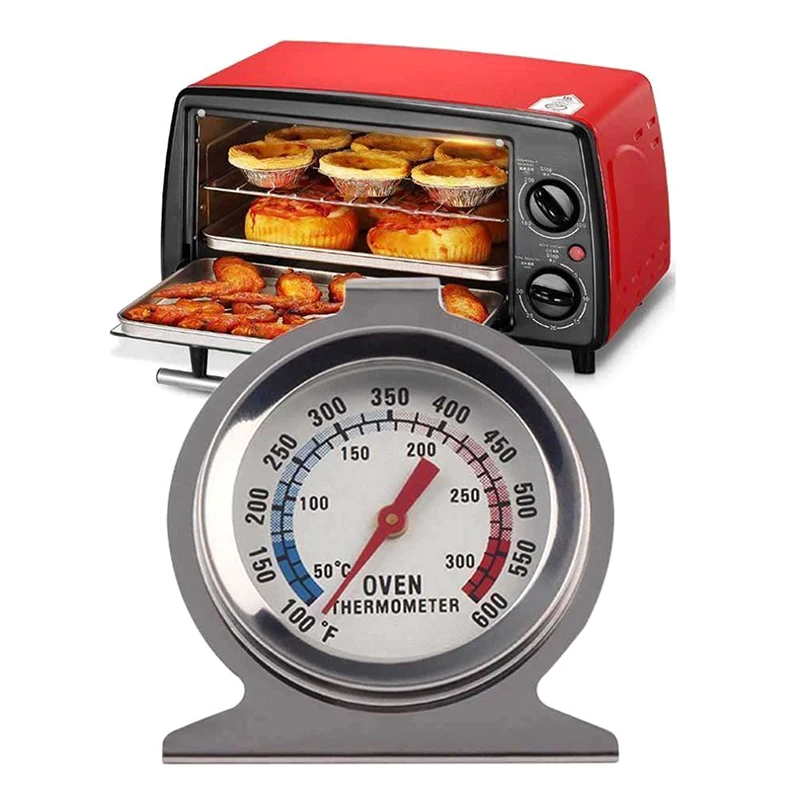 

1PC Stainless Steel Oven Cooker Thermometer Gauge Thermometer Grill Temperature Gauge