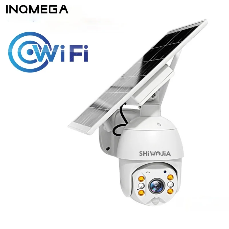 

Камера видеонаблюдения INQMEGA с солнечной панелью, Wi-Fi, PTZ, 4X, 1080P
