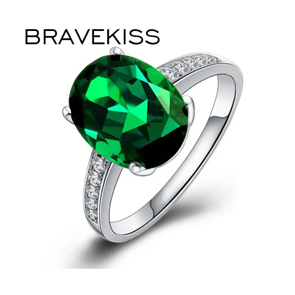 

Кольцо с зеленым овальным цирконием, для женщин, свадебное, винтажные свадебные кольца, BUR0527