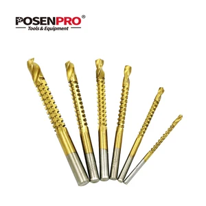 POSENPRO 6 шт. 3  8 мм HSS Сверло для сверла, мощное сверло, высокоскоростные стальные сверла, набор для металлических деревянных рабочих электроинструментов