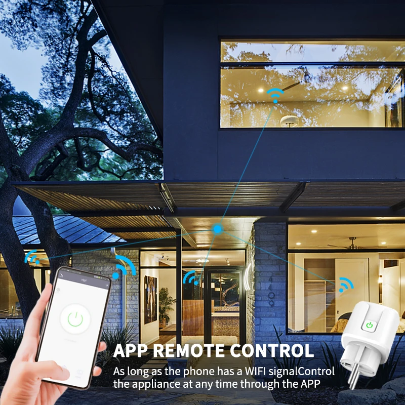 Умная розетка Aubess 20 А с поддержкой Wi-Fi и Bluetooth | Строительство ремонт