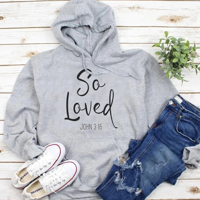 

So loved hoodies fashion warmer grunge tumblr pure cotton casual funny Christian hipster party pullovers hipster quote top-K634