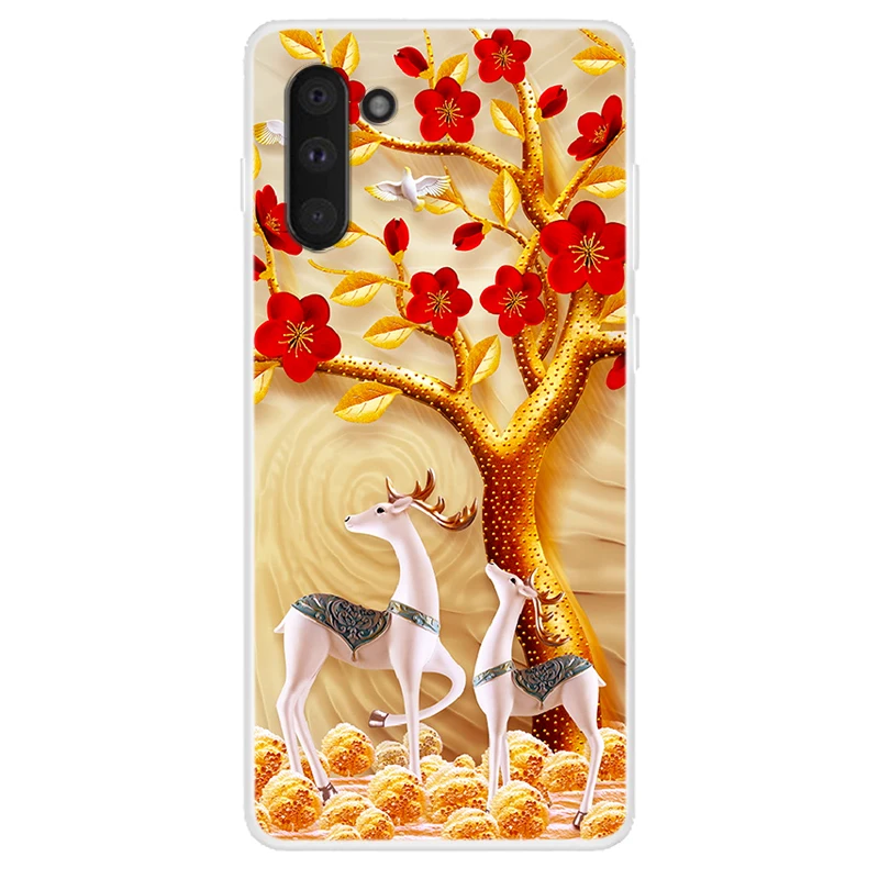 Cartoon Lion Love Soft Silicone Phone Case For Samsung Galaxy Note 10 Pro A80 A90 A70 A60 A30 A50 A40 A20 C5 C7 C9Pro Cover Slim |