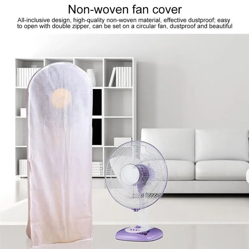 Floor-standing Electric Fan Full Coverage Dust Cover Storage Bag Household Device Protection Non-woven Fabric Craft |